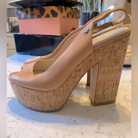 Chunky wedges, pre-loved, minimal marks. - Picture 1 of 7